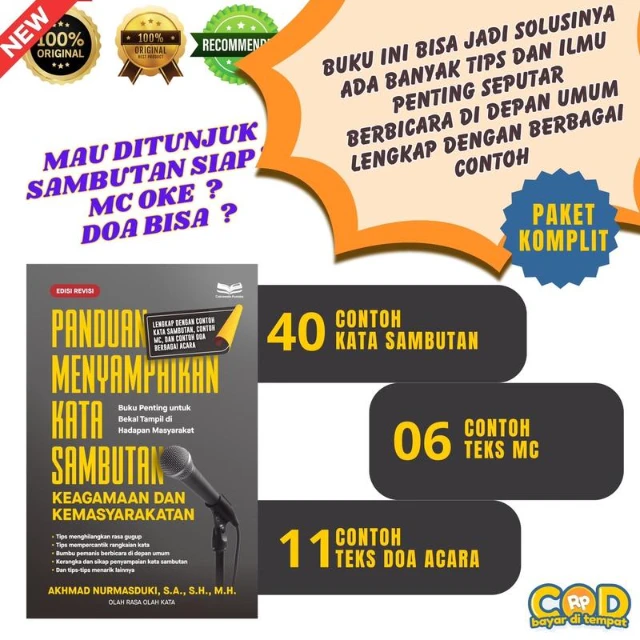 BUKU PANDUAN MENYAMPAIKAN KATA SAMBUTAN