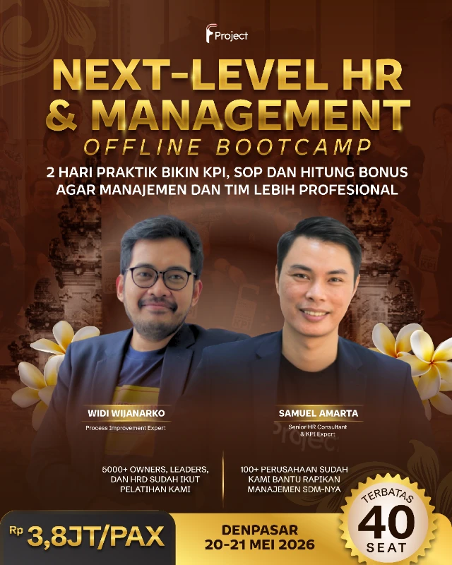 NEXT-LEVEL HR BOOTCAMP DENPASAR 20-21 MEI 2026