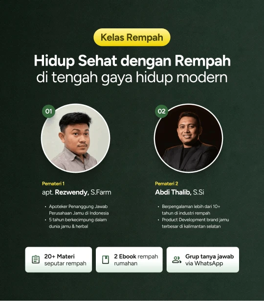 Kelas Rempah - Hidup Sehat dengan Rempah di tengah gaya hidup modern