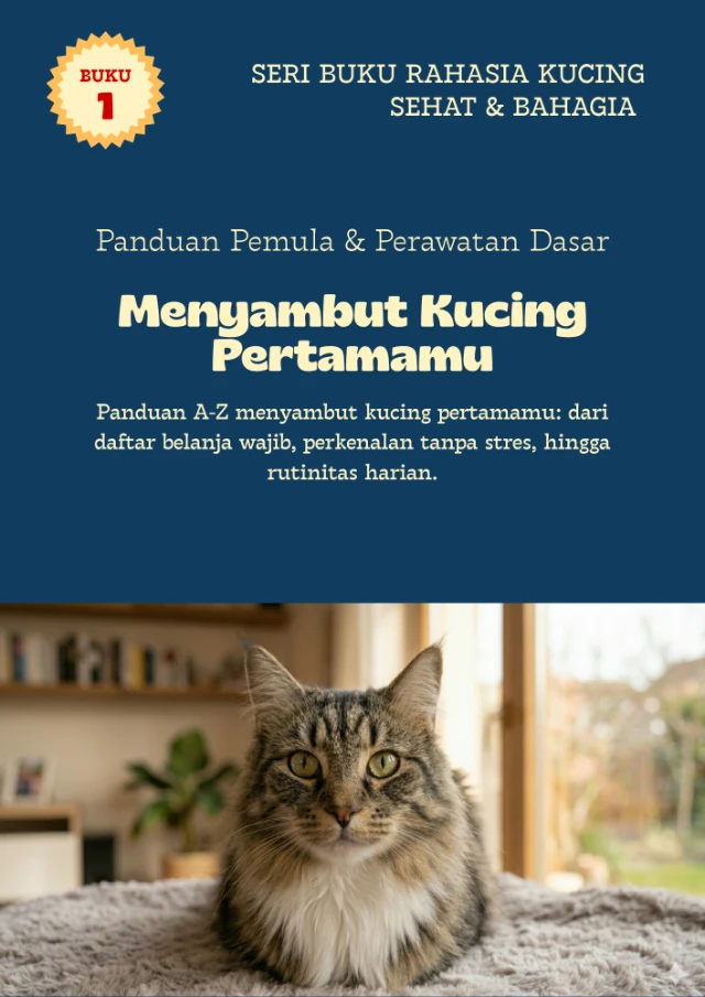BUKU 1 | SERI Rahasia Kucing Sehat & Bahagia | Panduan Merawat Kucing untuk Pemula | PDF