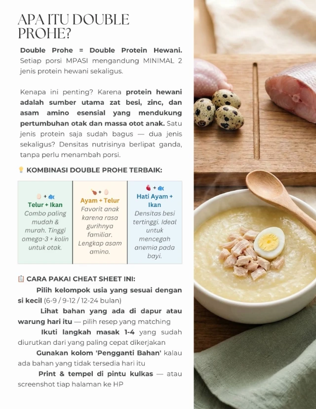 Resep MPASI Double Prohe