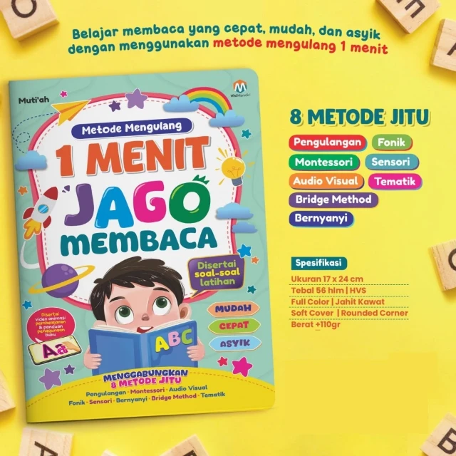 Buku 1 Menit Jago Membaca