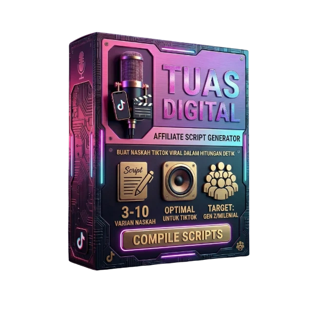 TUAS DIGITAL Affiliate Script Generator - Pembuat Naskah TikTok Viral