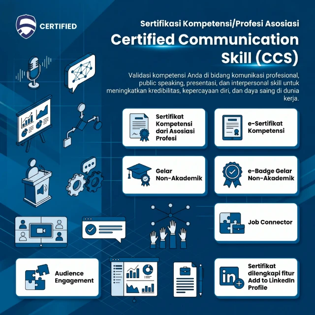 Sertifikasi Kompetensi/Profesi Asosiasi | Certified Communication Skill (CCS)