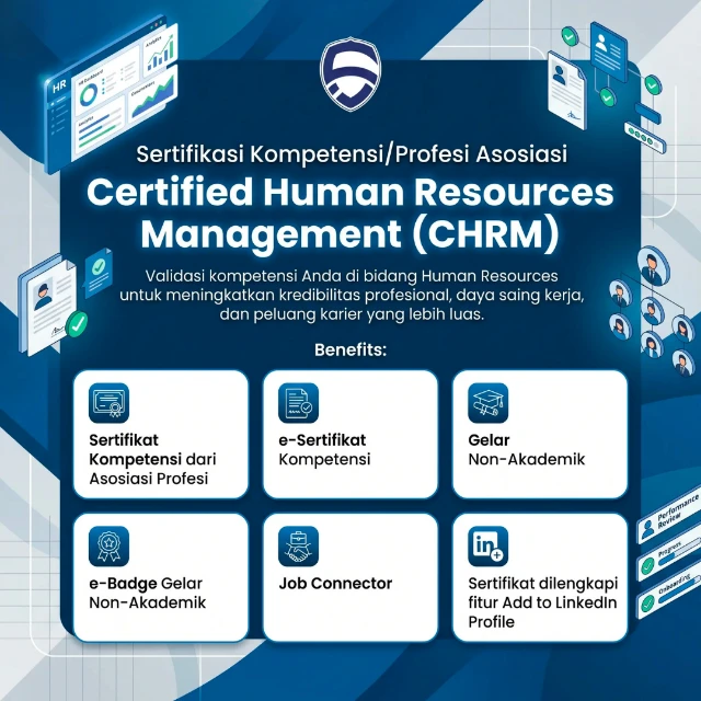 Sertifikasi Kompetensi/Profesi Asosiasi | Certified Human Resources Management (CHRM)