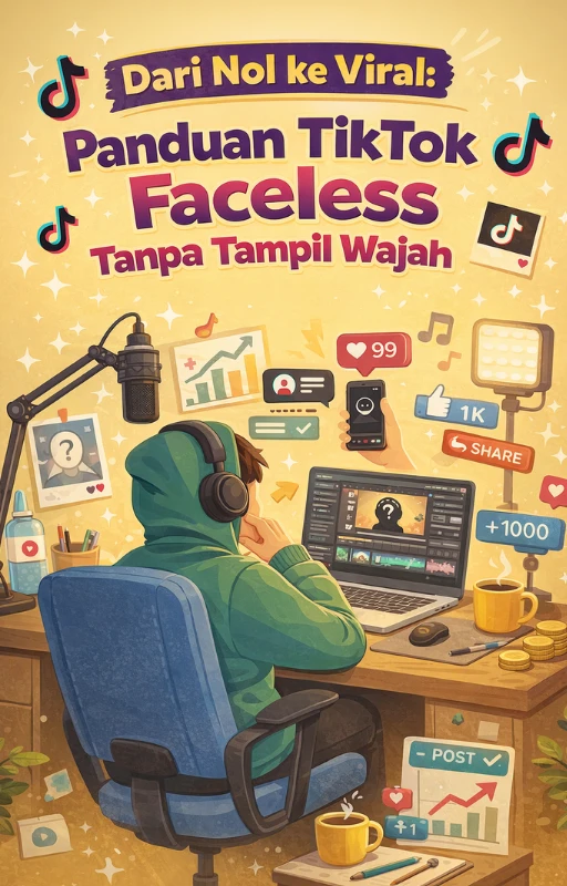 Dari Nol ke Viral : Panduan TikTok Faceless Tanpa Tampil Wajah 