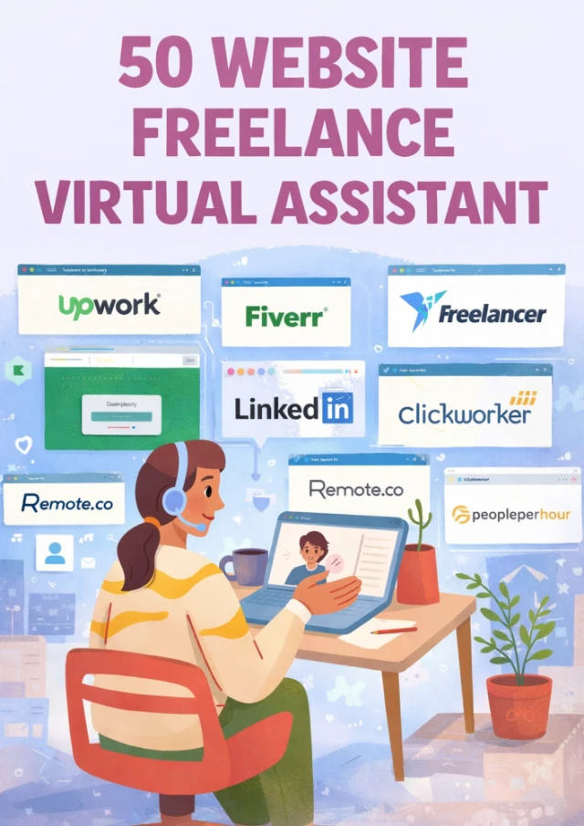 50 Website Freelance Virtual Assistant