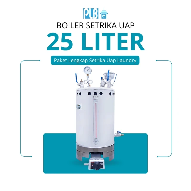 Boiler Setrika Uap Laundry 25 Liter
