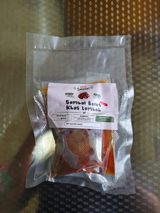 Sambal Belut Khas Lombok (200gr)