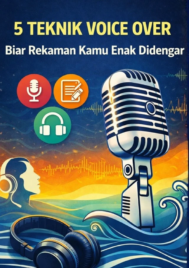 PANDUAN 5 TEKNIK VOICE OVER: BIAR REKAMAN KAMU ENAK DIDENGAR 