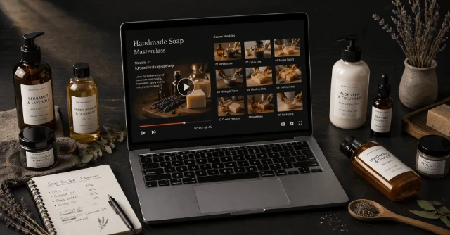 Mockup isi kelas Sabunpreneur Kit