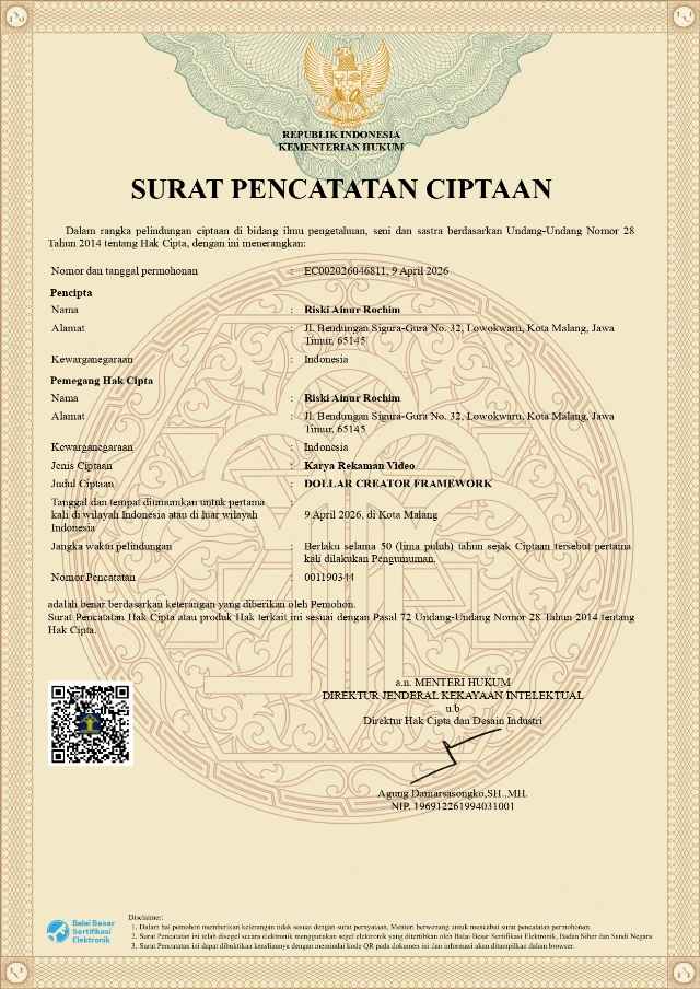1776951147186-Surat Ciptaan_DOLLAR CREATOR FRAMEWORK_page-0001