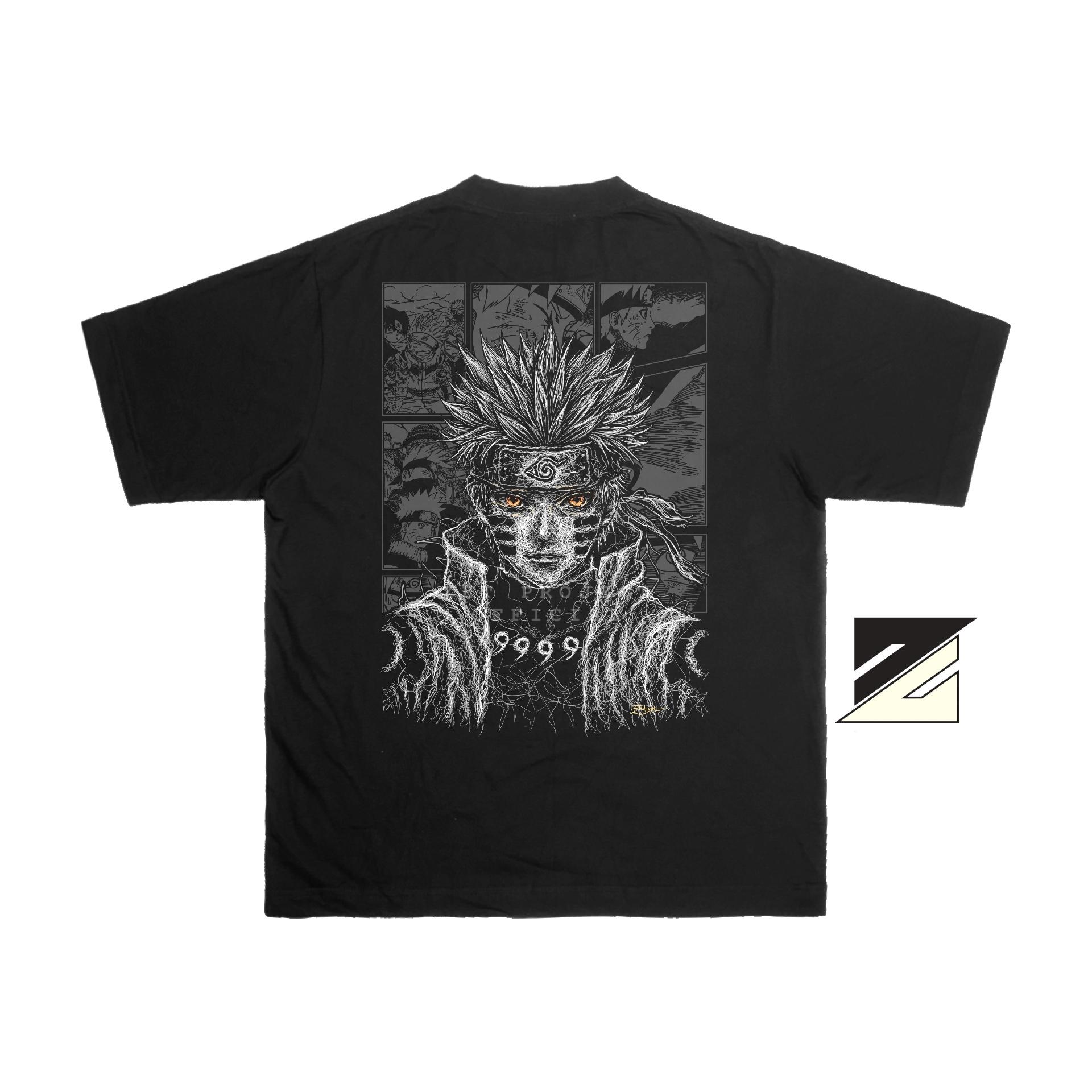 Zetproject - Naruto Kaos Anime Oversize Lengan Pendek-4