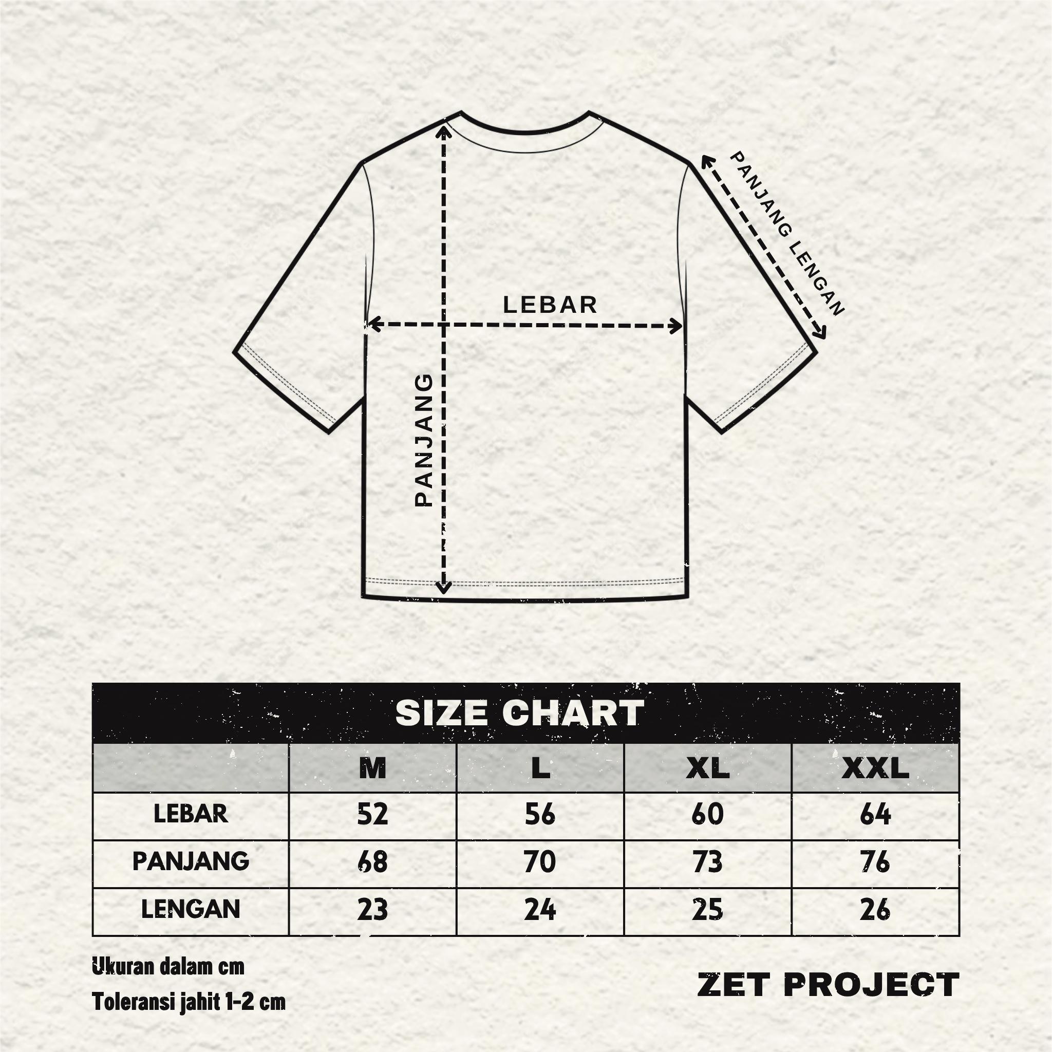 Zetproject - Admiral Kaos Anime Oversize Lengan Pendek-8