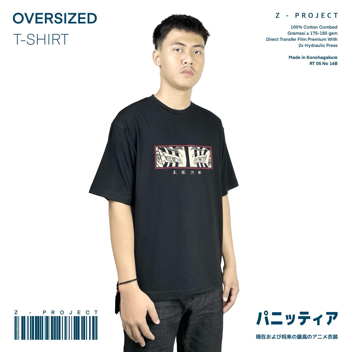 Zetproject - Akaza Kaos Anime Oversize Lengan Pendek-2