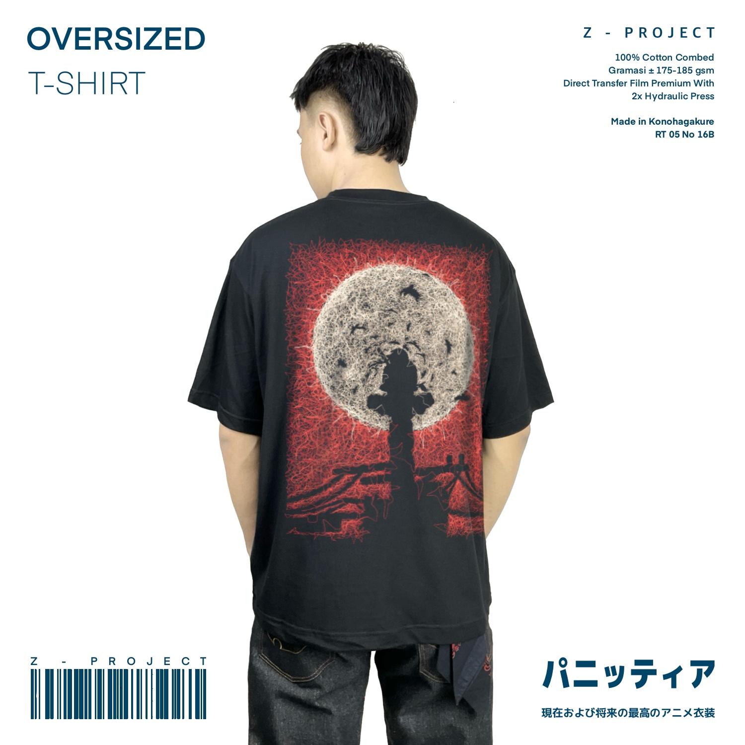 Zetproject - Itachi Kaos Anime Oversize Lengan Pendek