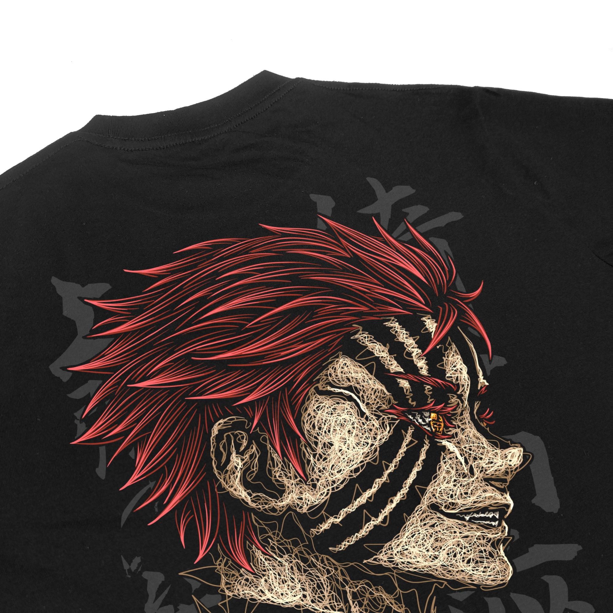 Zetproject - Akaza Kaos Anime Oversize Lengan Pendek-5