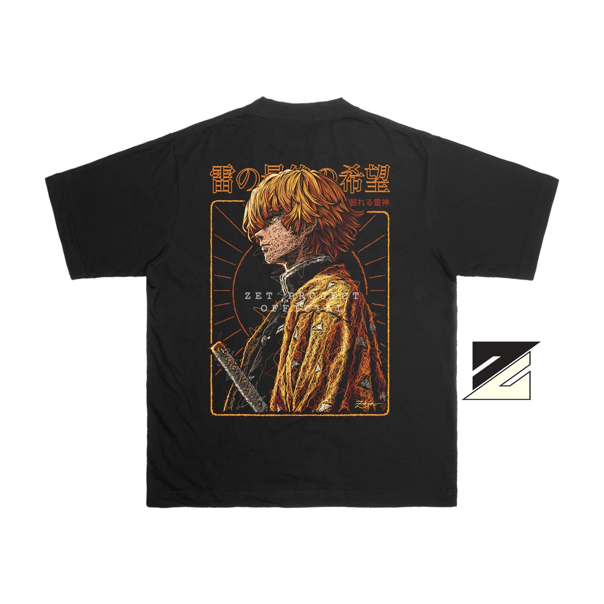 Zetproject - Zenitsu Kaos Anime Oversize Lengan Pendek-4