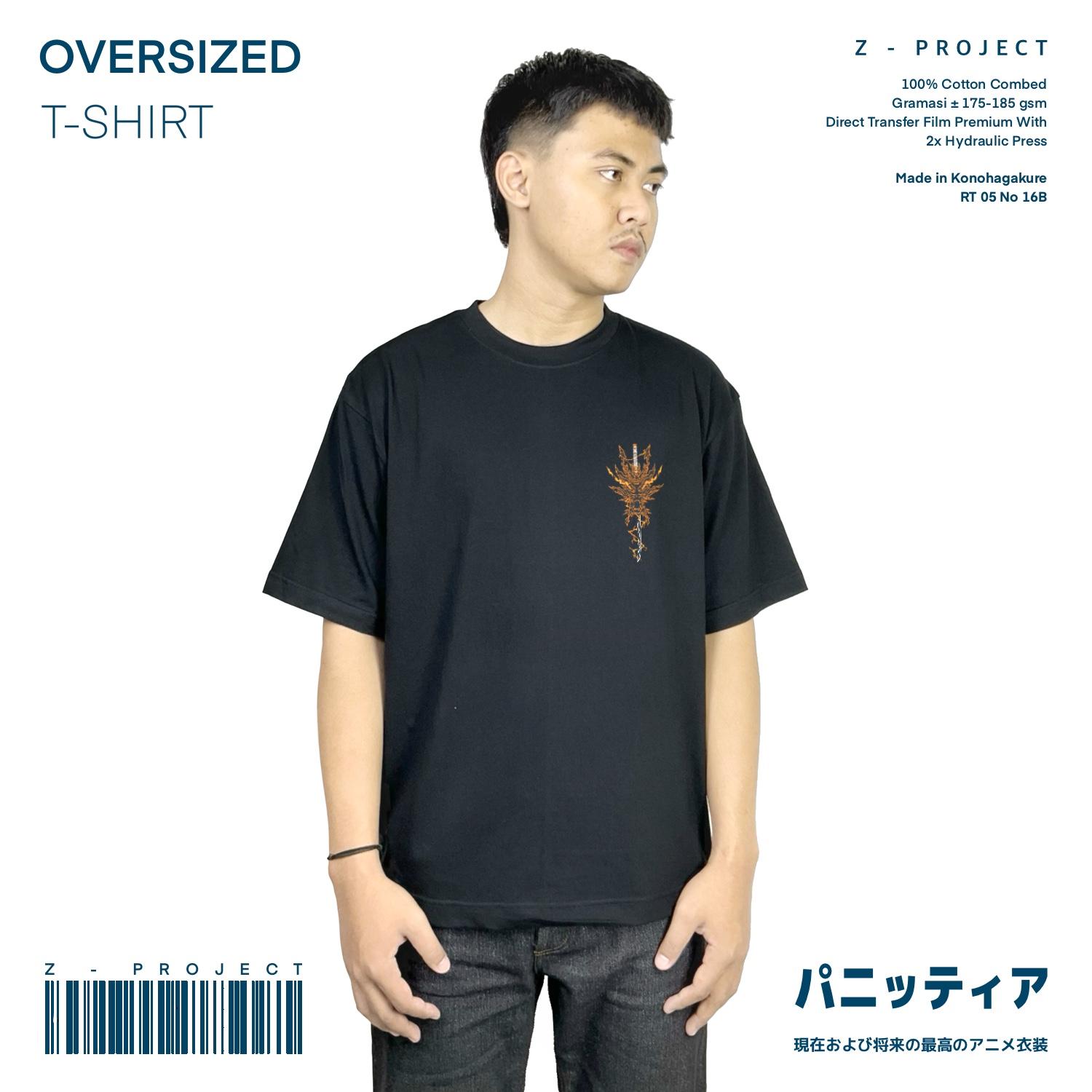 Zetproject - Zenitsu Kaos Anime Oversize Lengan Pendek-2