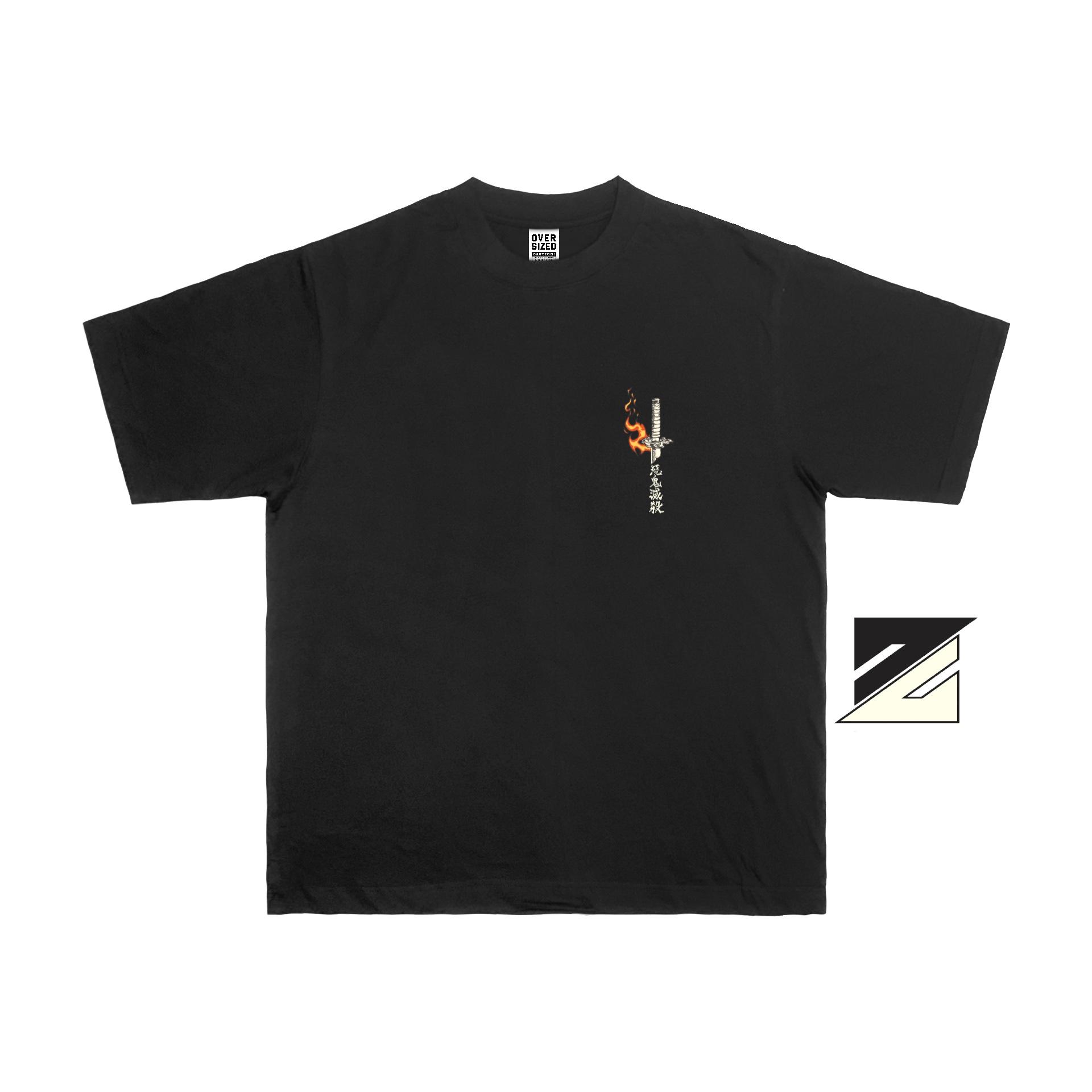 Zetproject - Rengoku Kaos Anime Oversize Lengan Pendek-6