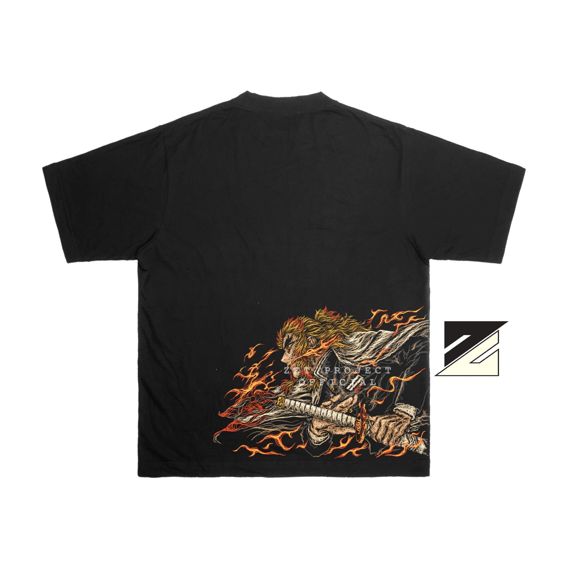 Zetproject - Rengoku Kaos Anime Oversize Lengan Pendek-4