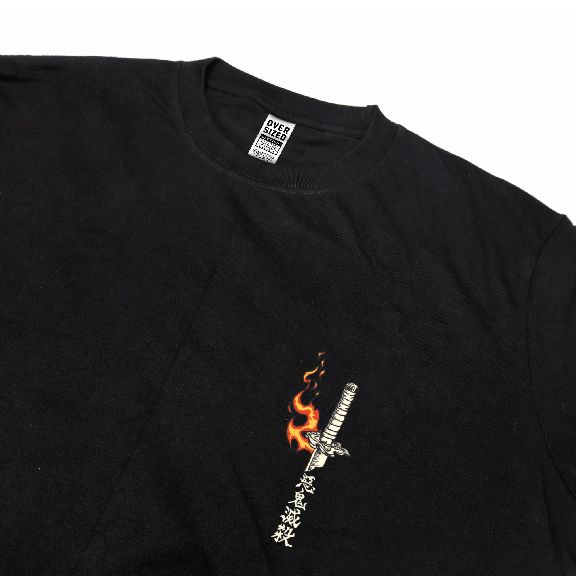 Zetproject - Rengoku Kaos Anime Oversize Lengan Pendek-7