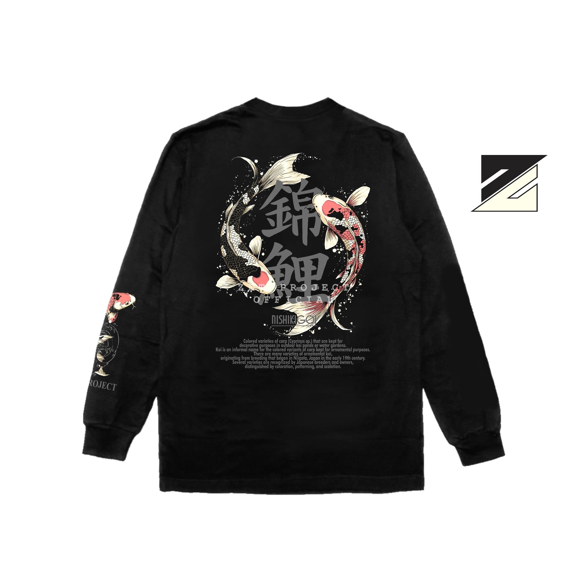 Zetproject - Nishikigoi Tshirt Japanese Lengan Panjang-4