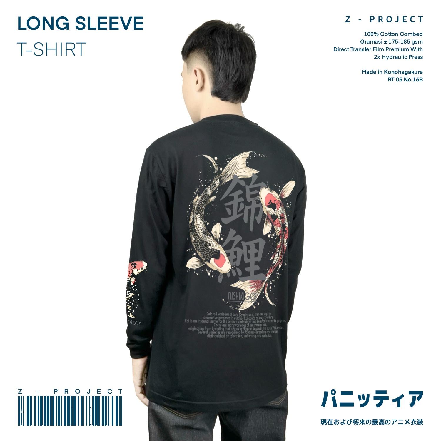 Zetproject - Nishikigoi Tshirt Japanese Lengan Panjang