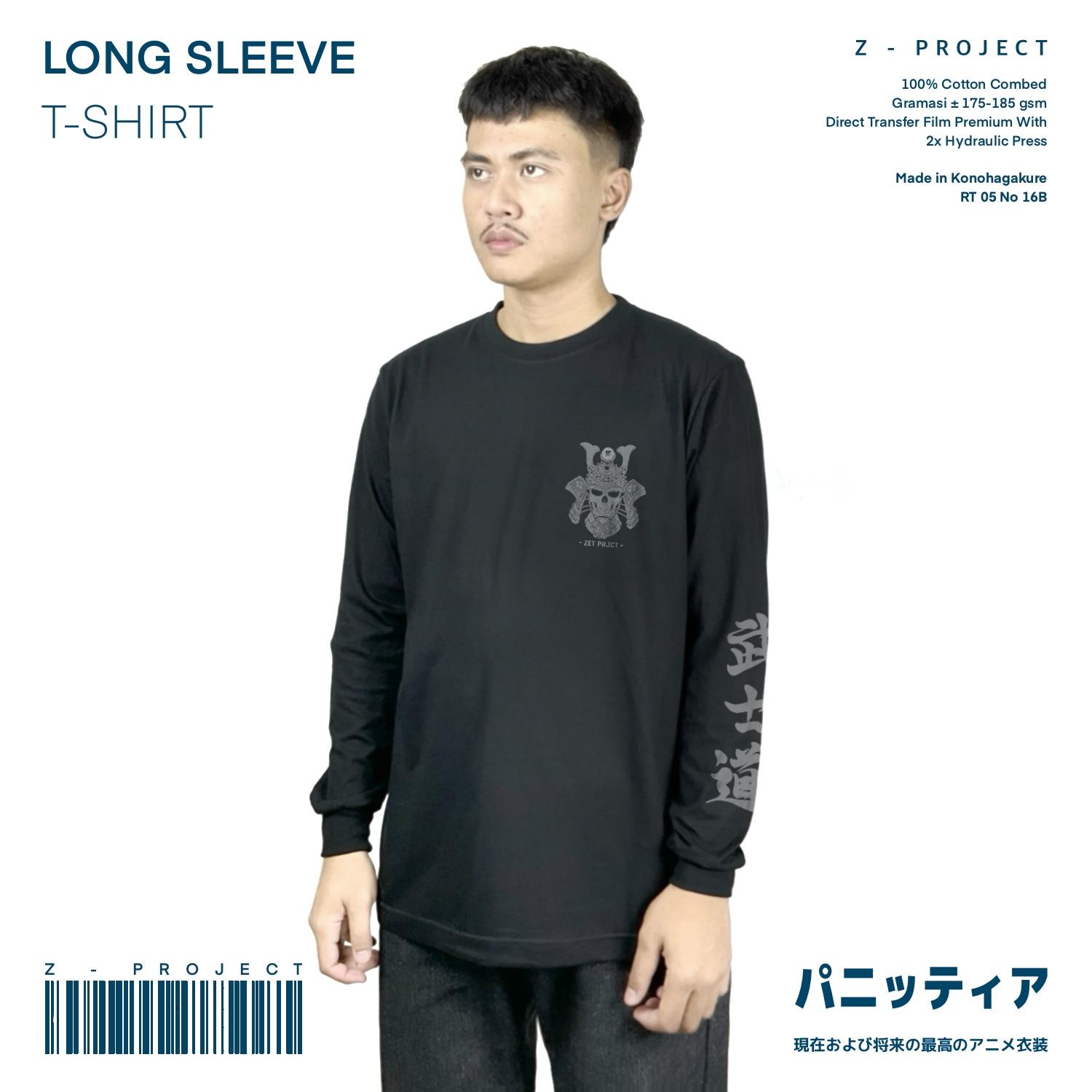Zetproject - Bushido Tshirt Japanese Lengan Panjang-2