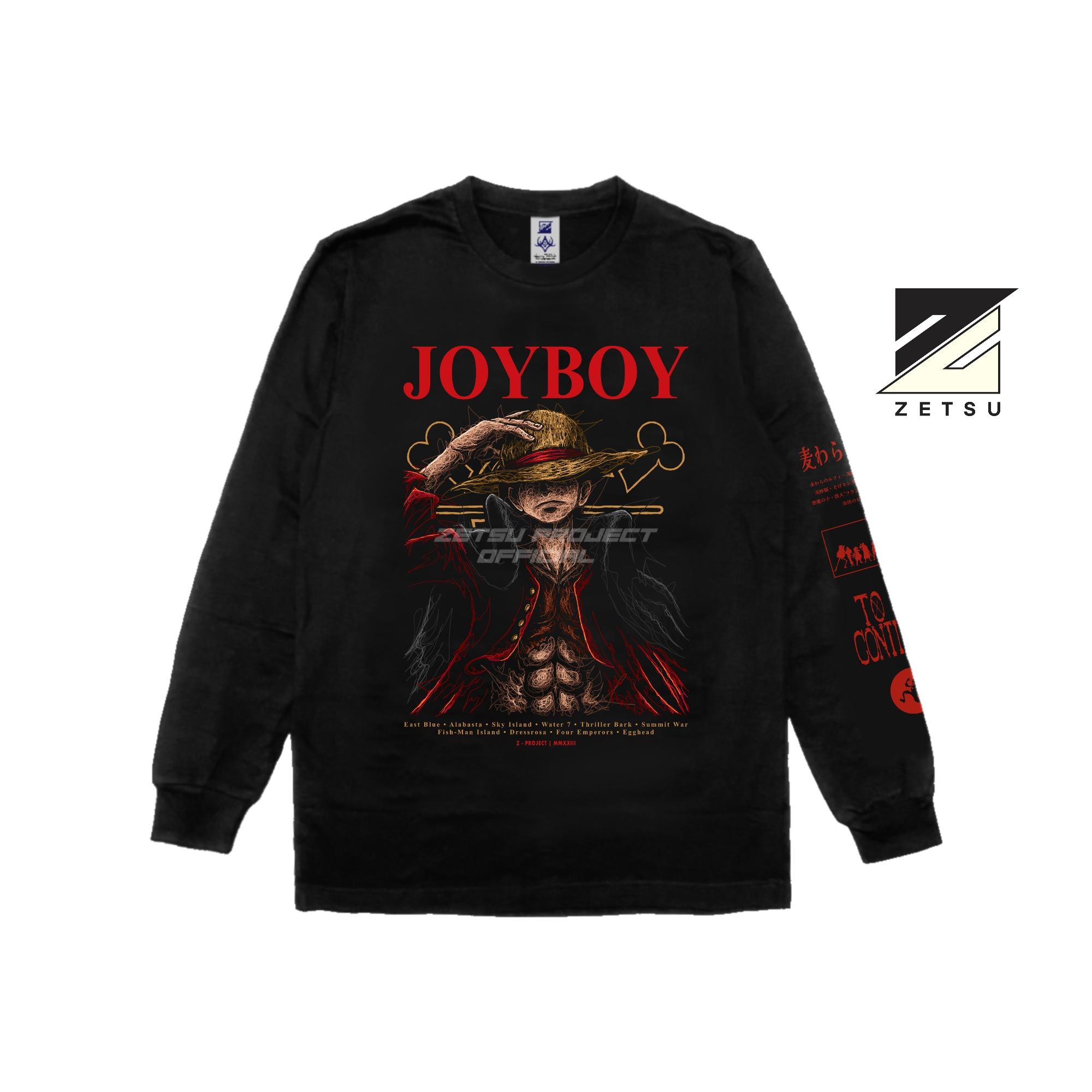 Zetproject Zetsu - Kaos Lengan Panjang Longsleeves Tshirt Anime Distro Hitam Pria Wanita - Joyboy-3