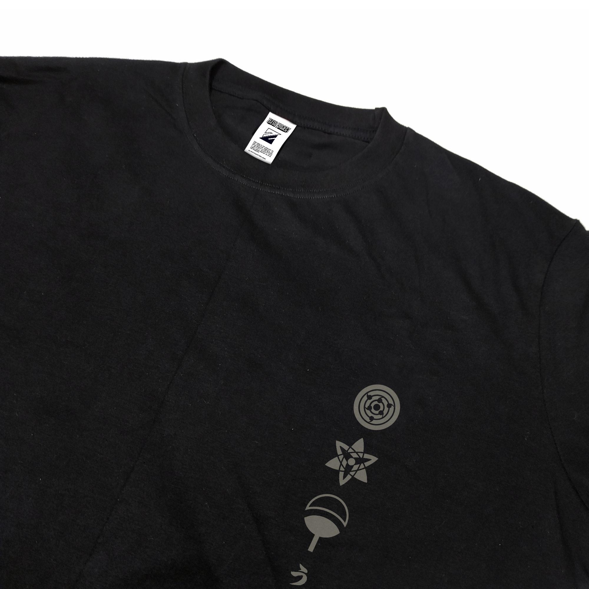 Zetproject Zetsu - Kaos Tshirt Anime Distro Hitam Pria Wanita Lengan Pendek - Sasuke-6