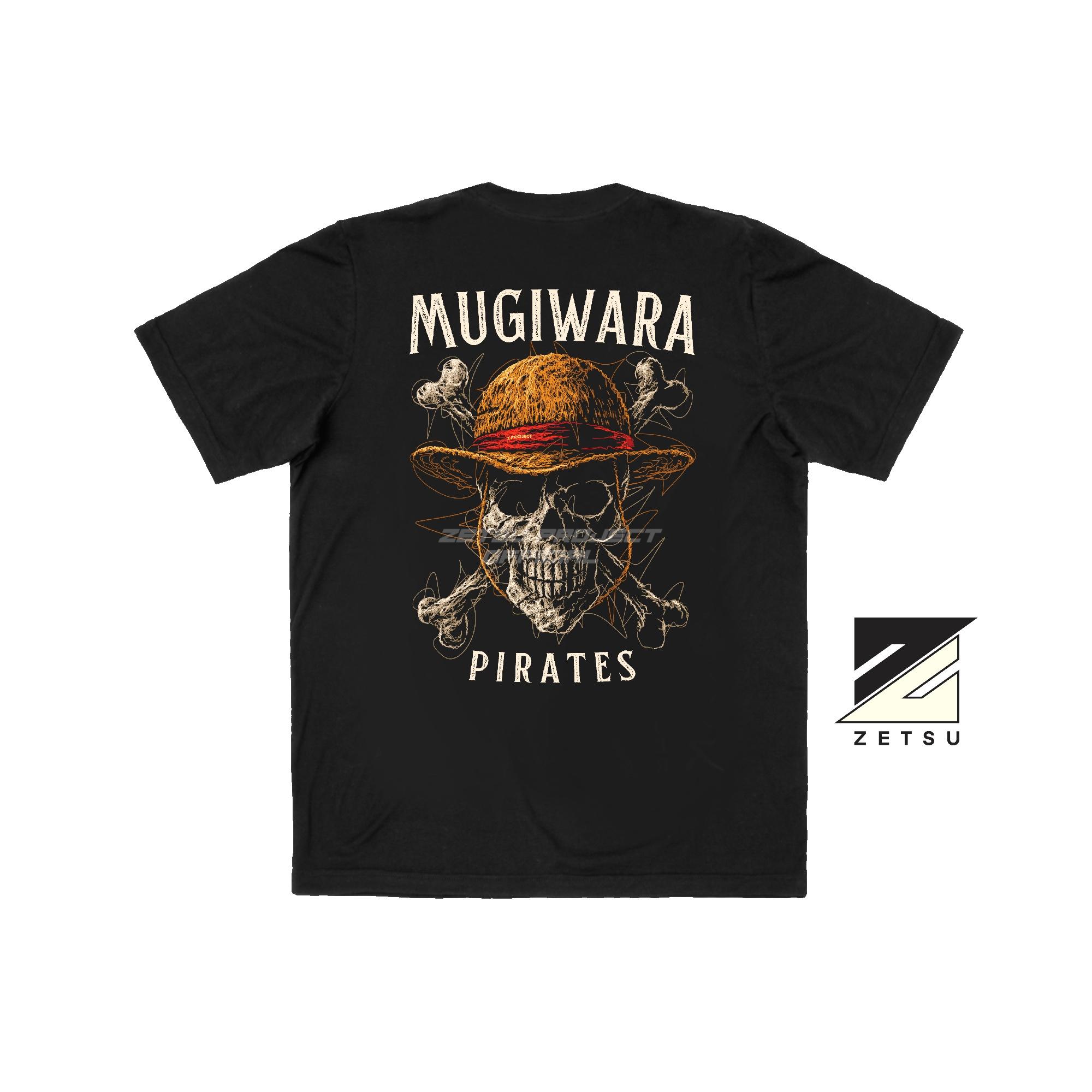 Zetproject Zetsu - Kaos Tshirt Anime Distro Hitam Pria Wanita Lengan Pendek - Mugiwara Pirates-4