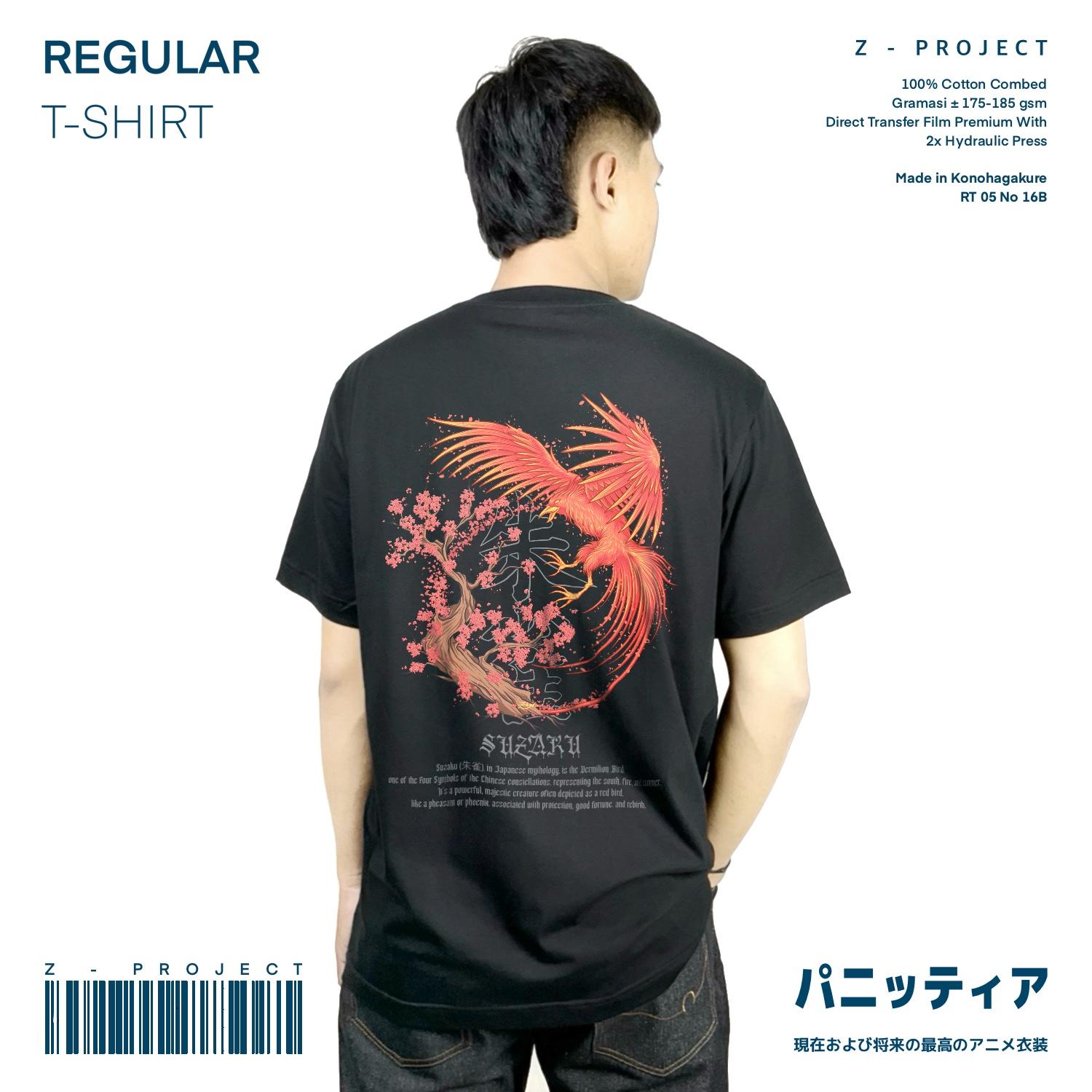 Zetproject - Suzaku Tshirt Japanese Lengan Pendek