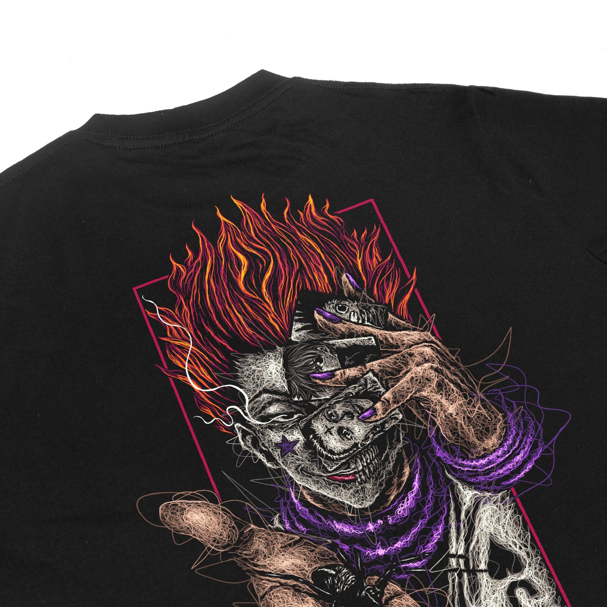 Zetproject Zetsu - Kaos Tshirt Anime Distro Hitam Pria Wanita Lengan Pendek - Hisoka-5