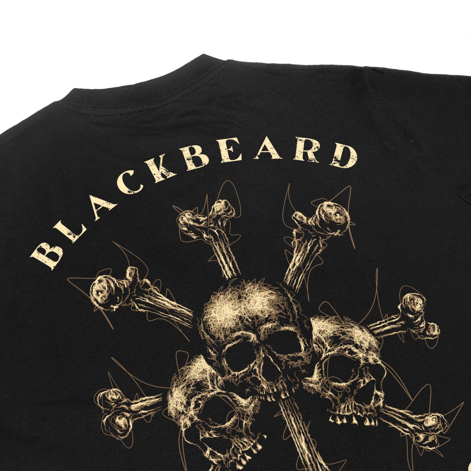 Zetproject Zetsu - Kaos Tshirt Anime Distro Hitam Pria Wanita Lengan Pendek - Blackbeard Pirates-5