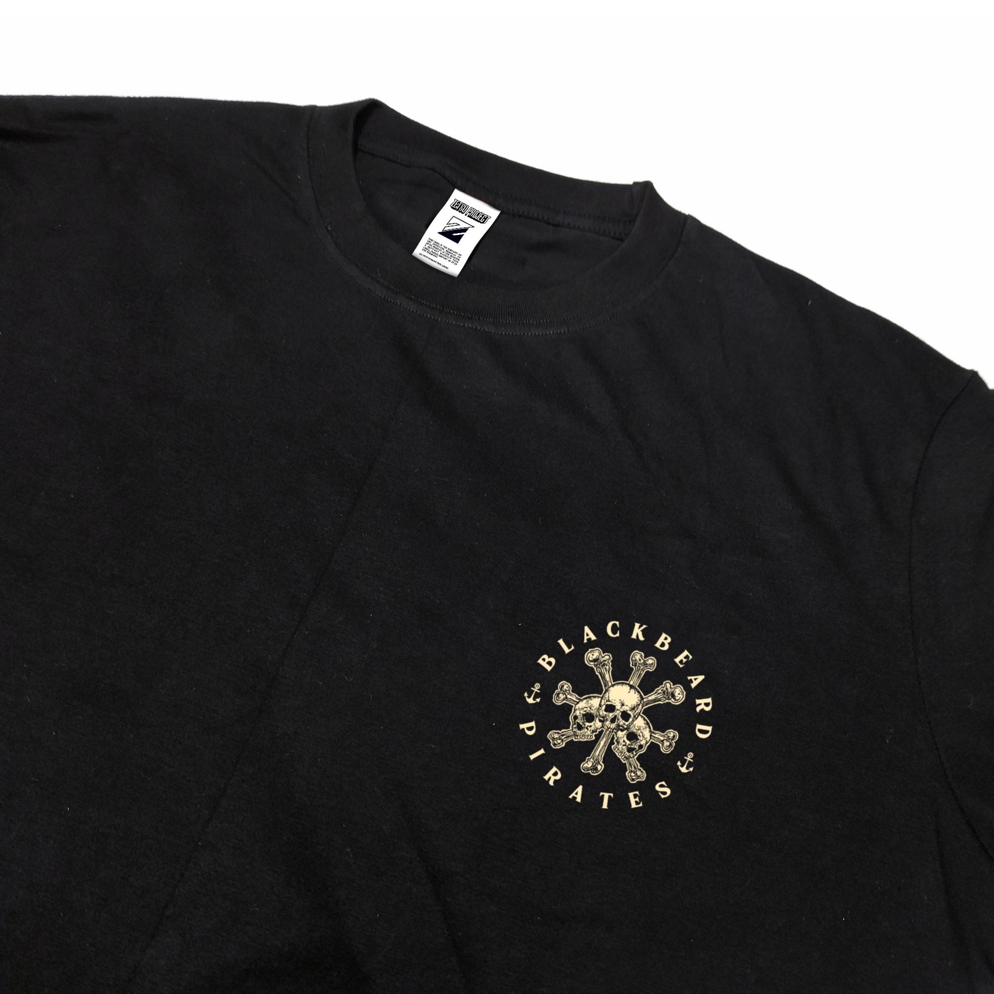 Zetproject Zetsu - Kaos Tshirt Anime Distro Hitam Pria Wanita Lengan Pendek - Blackbeard Pirates-6