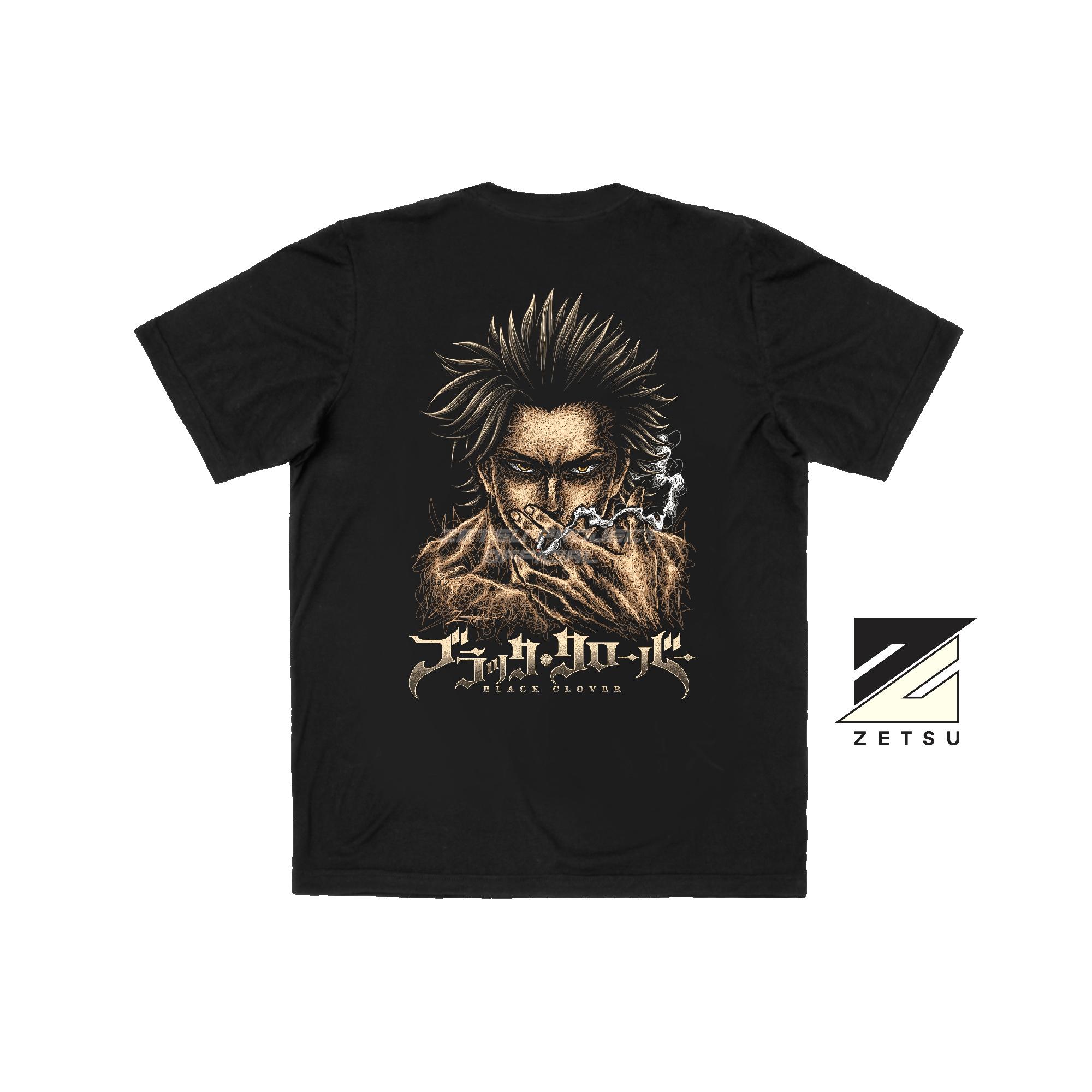 Zetproject Zetsu - Kaos Tshirt Anime Distro Hitam Pria Wanita Lengan Pendek - Yami-3