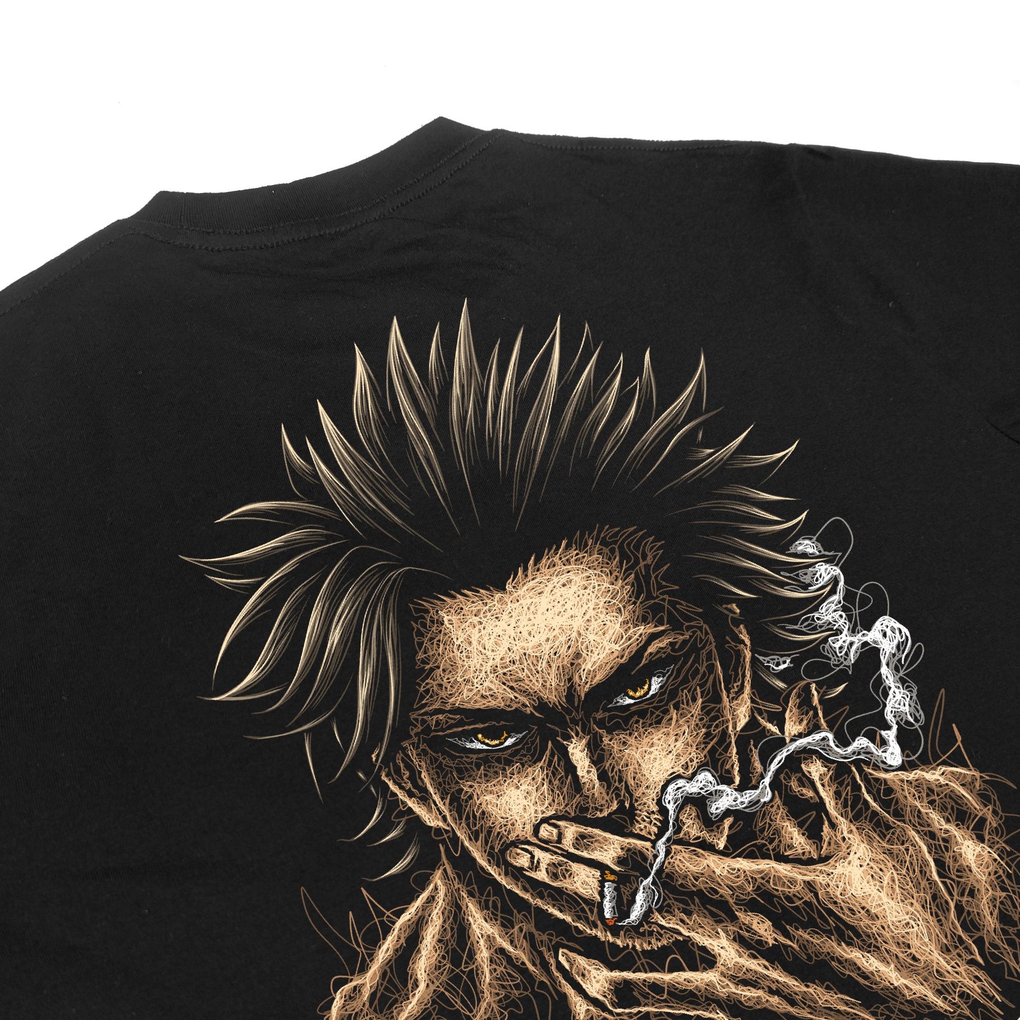 Zetproject Zetsu - Kaos Tshirt Anime Distro Hitam Pria Wanita Lengan Pendek - Yami-5