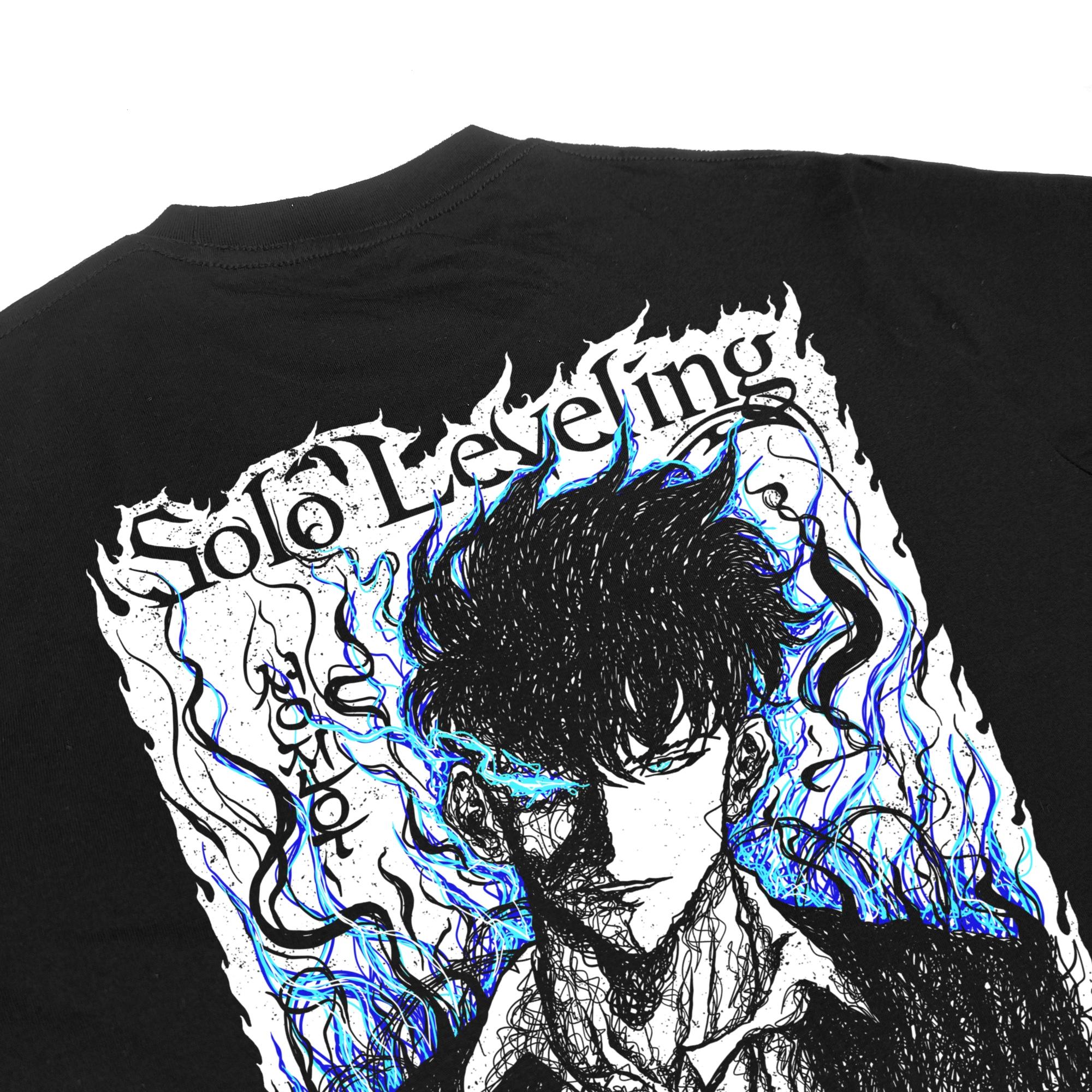 Zetproject Zetsu - Kaos Tshirt Anime Distro Hitam Pria Wanita Lengan Pendek - sung jinwoo-5