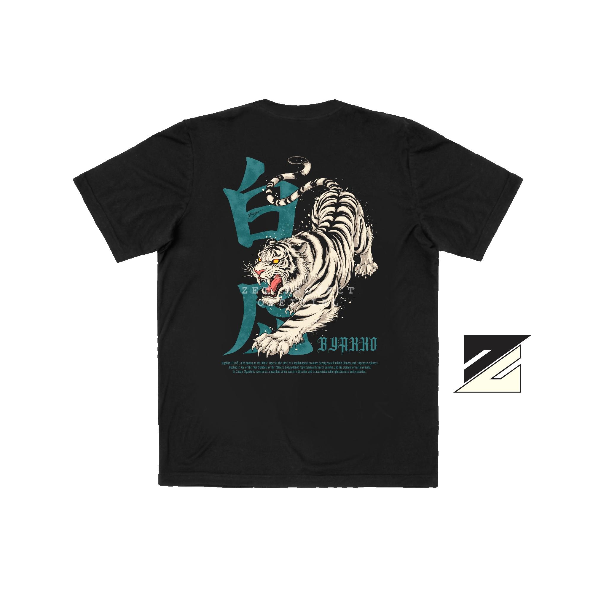 Zetproject - Byakko Tshirt Japanese Lengan Pendek-4