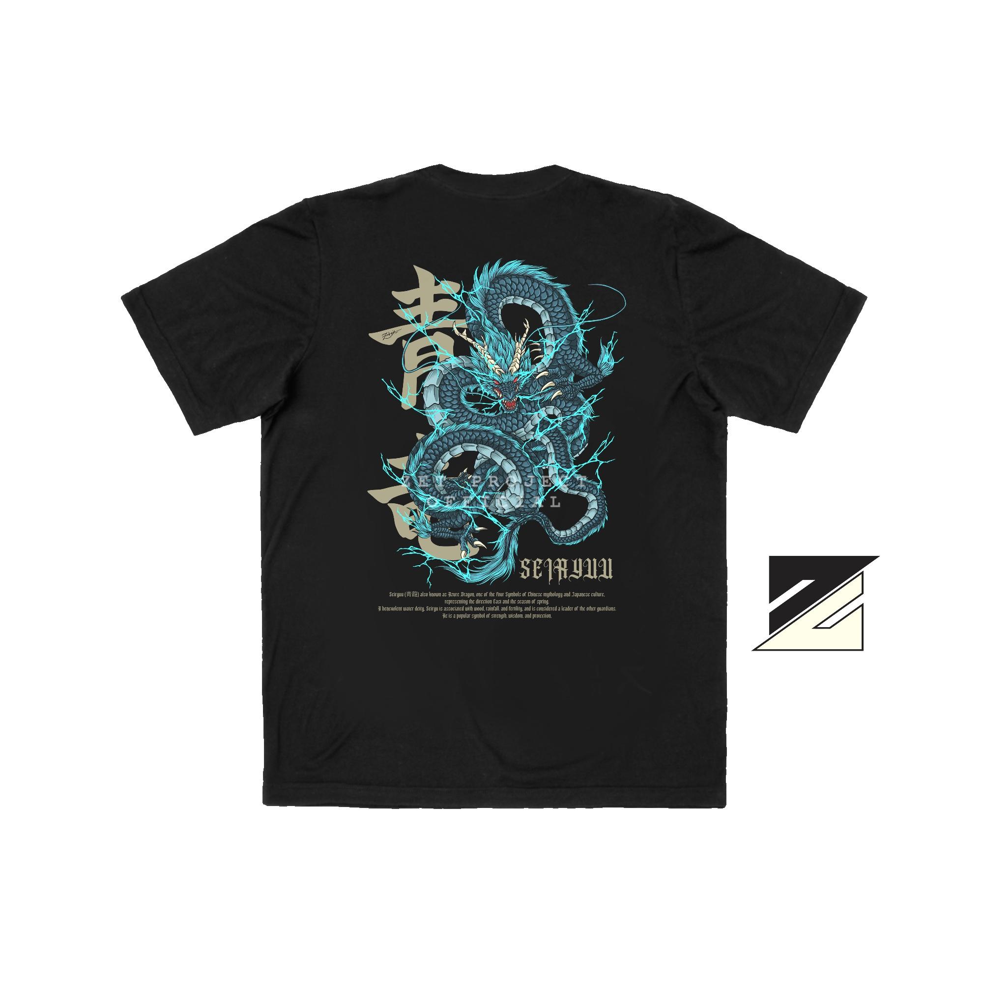 Zetproject - Seiryu Tshirt Japanese Lengan Pendek-4