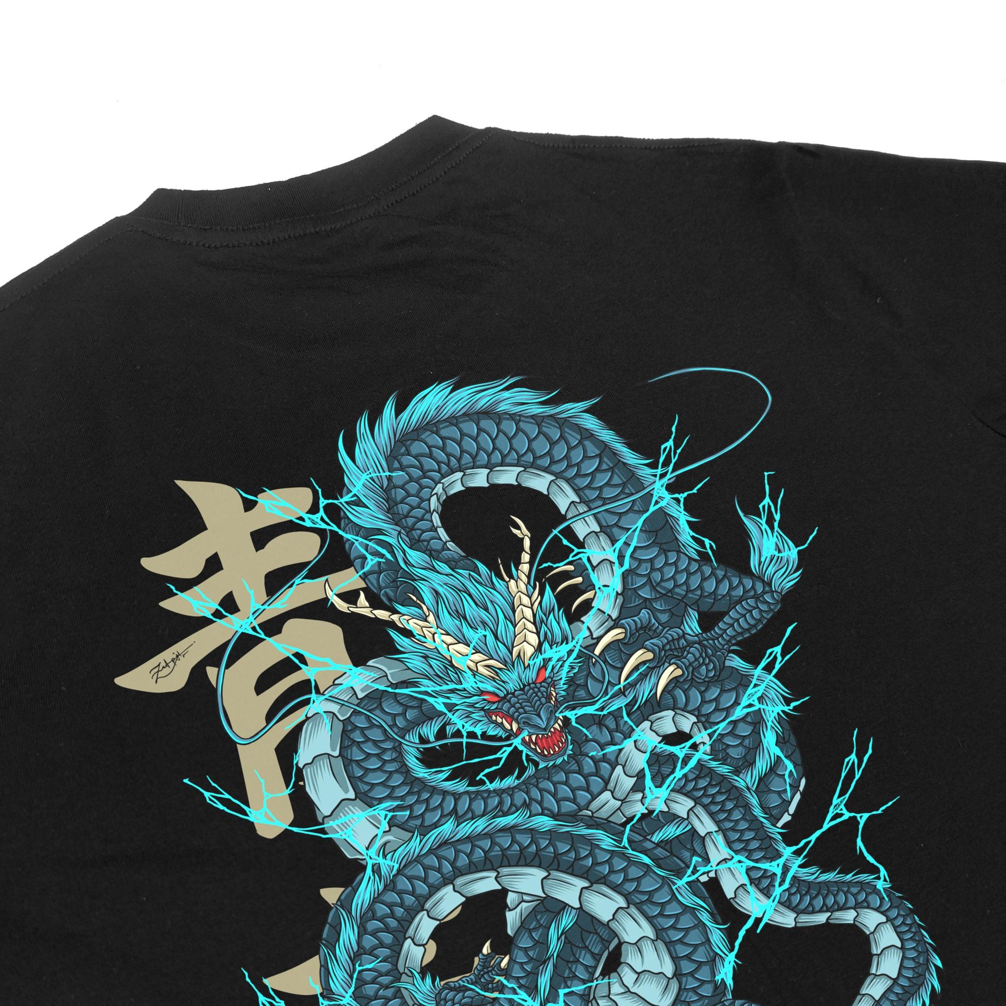 Zetproject - Seiryu Tshirt Japanese Lengan Pendek-5