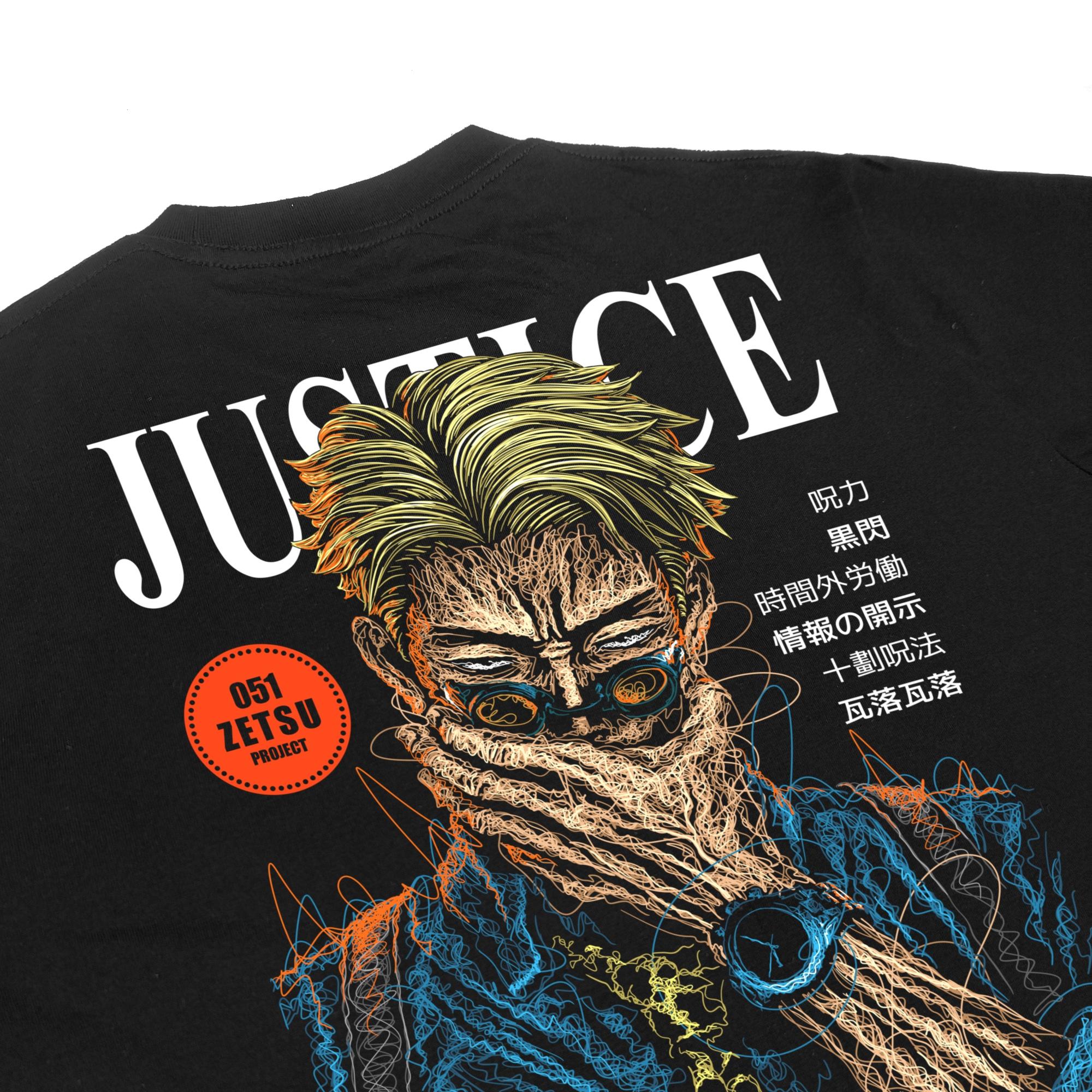 Zetproject Zetsu - Kaos Tshirt Anime Distro Hitam Pria Wanita Lengan Pendek - Nanami-3