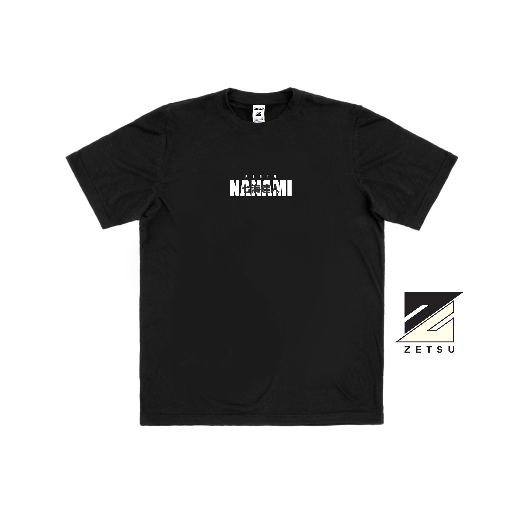 Zetproject Zetsu - Kaos Tshirt Anime Distro Hitam Pria Wanita Lengan Pendek - Nanami-6