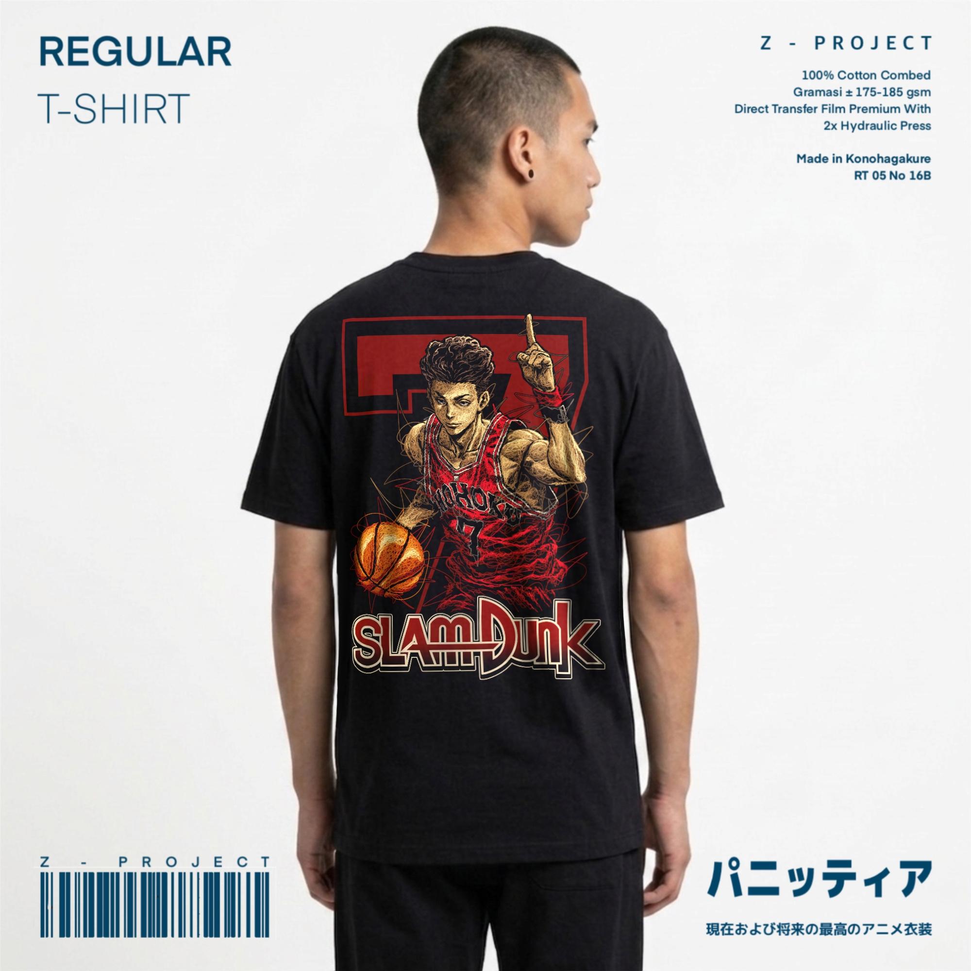 Zetproject Zetsu - Kaos Tshirt Anime Distro Hitam Pria Wanita Lengan Pendek - Miyagi