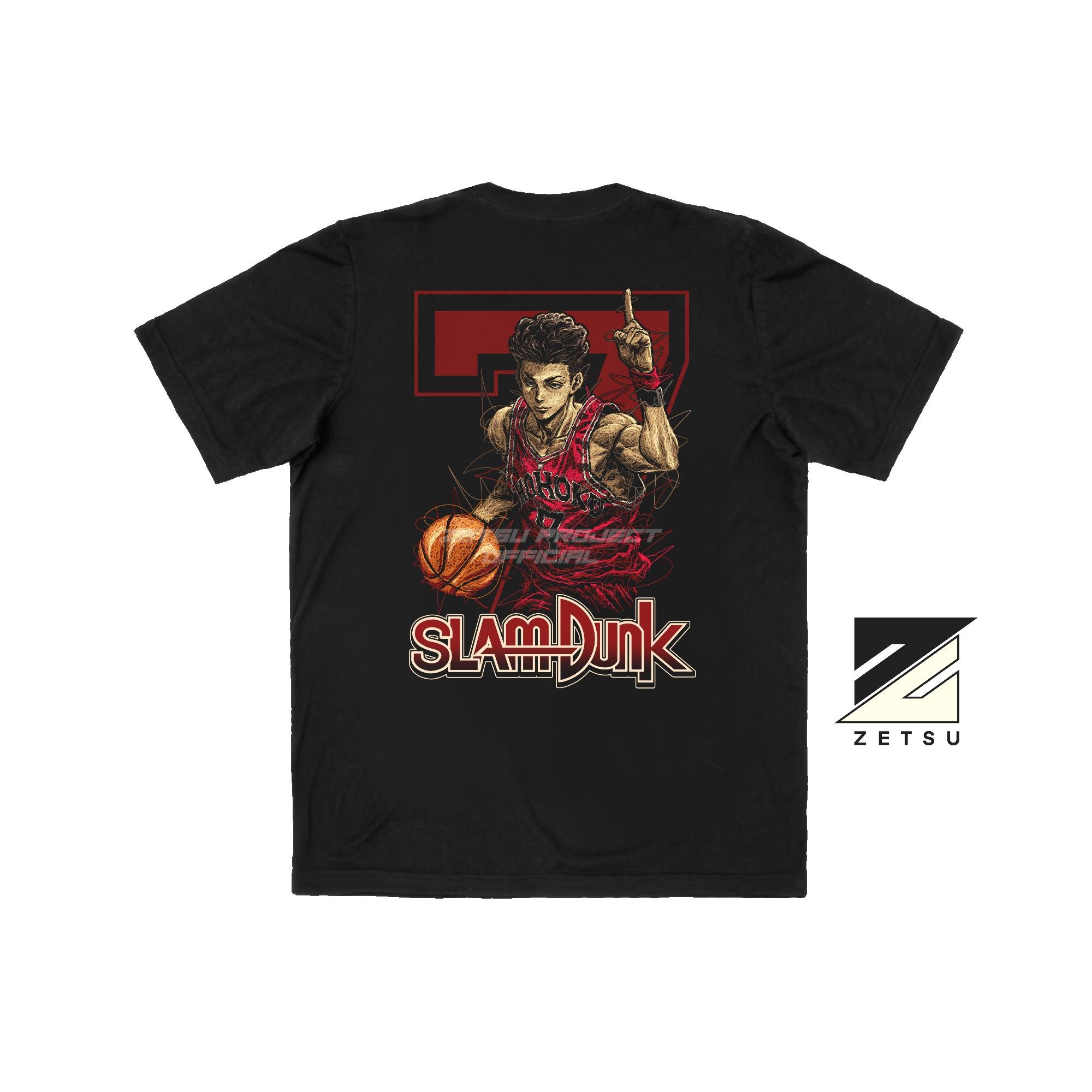 Zetproject Zetsu - Kaos Tshirt Anime Distro Hitam Pria Wanita Lengan Pendek - Miyagi-4