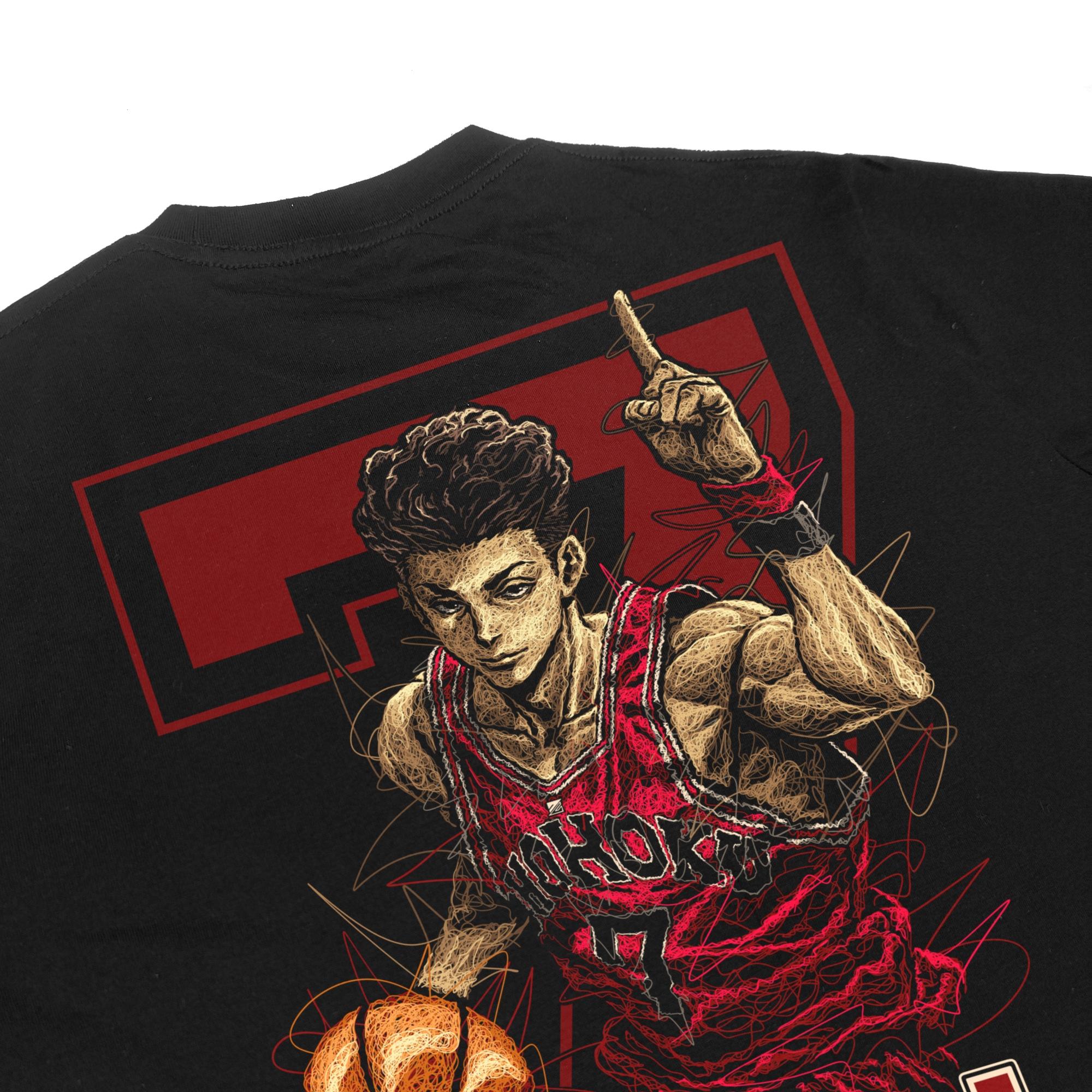 Zetproject Zetsu - Kaos Tshirt Anime Distro Hitam Pria Wanita Lengan Pendek - Miyagi-5