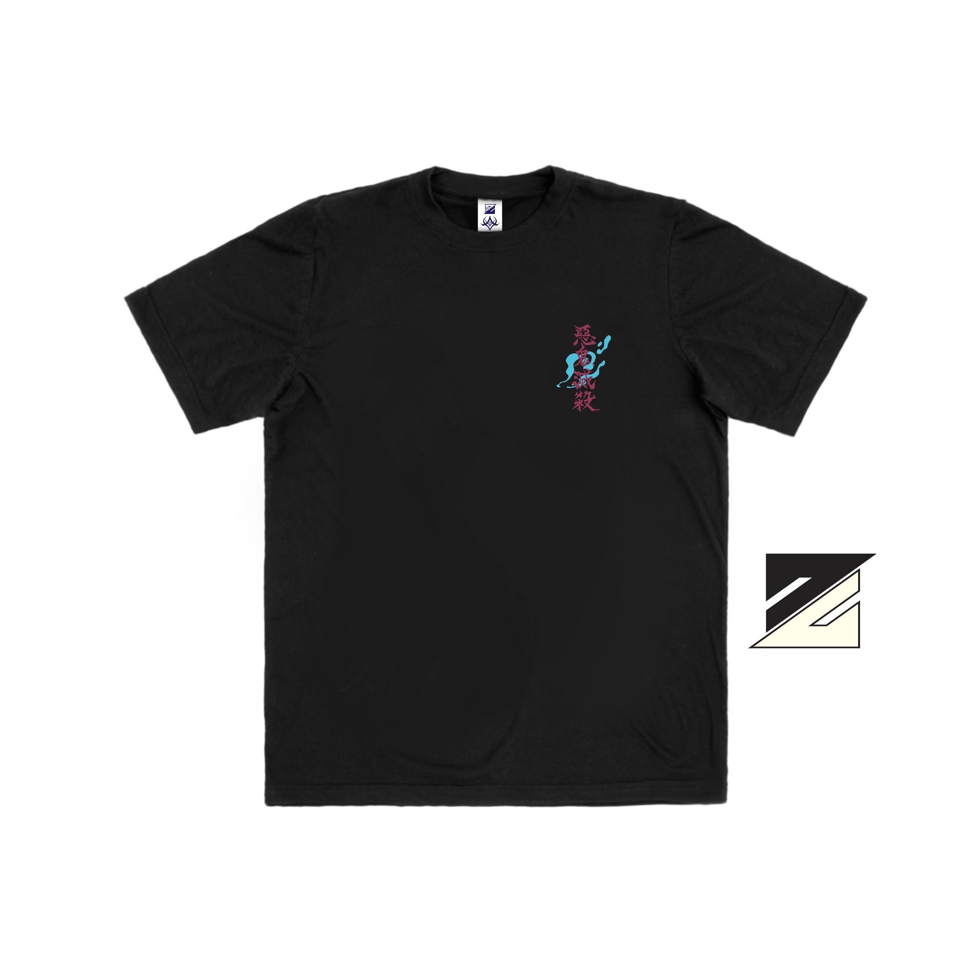 Zetproject Zetsu - Kaos Tshirt Anime Distro Hitam Pria Wanita Lengan Pendek - Giyu Tomioka-6