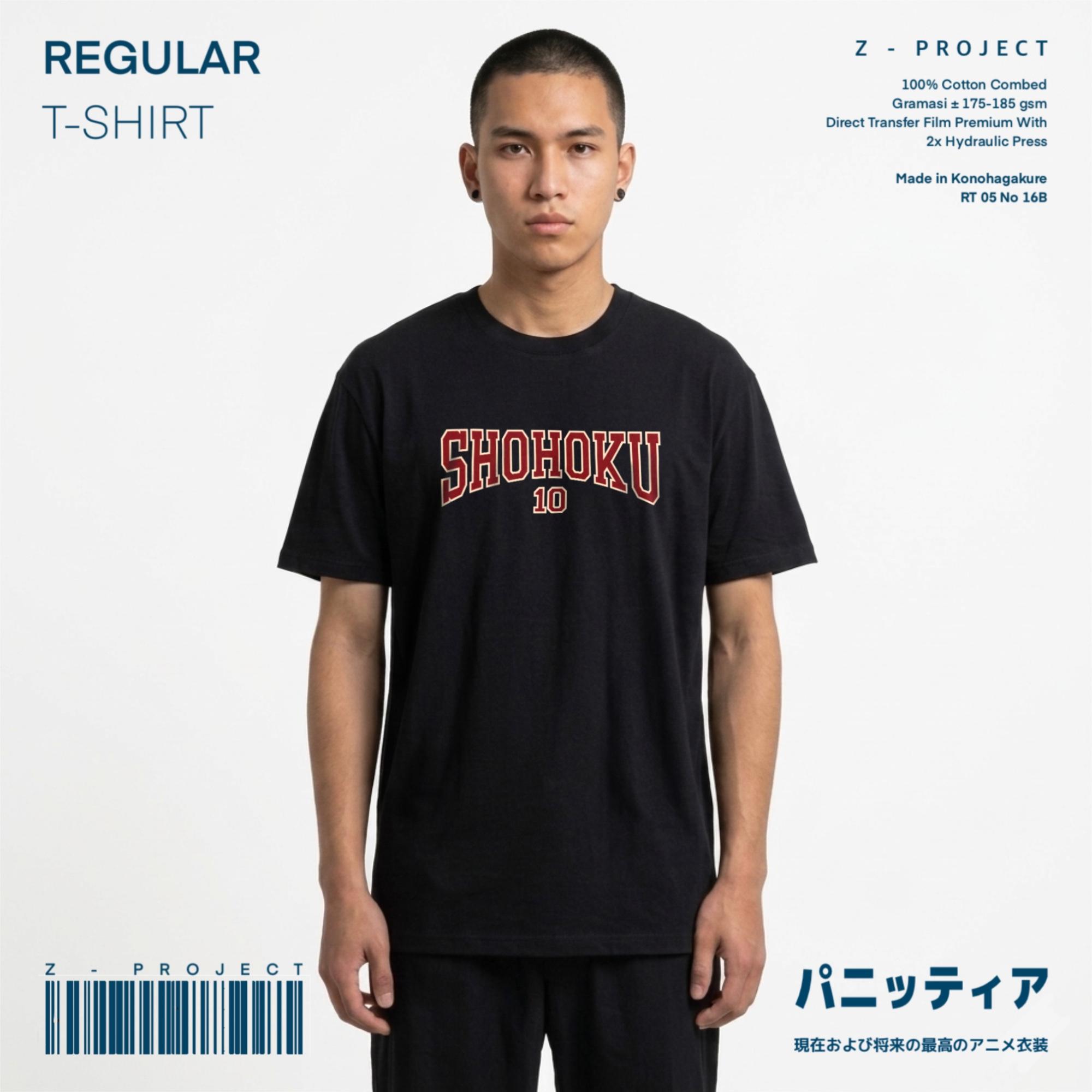 Zetproject Zetsu - Kaos Tshirt Anime Distro Hitam Pria Wanita Lengan Pendek - Hanamichi-3