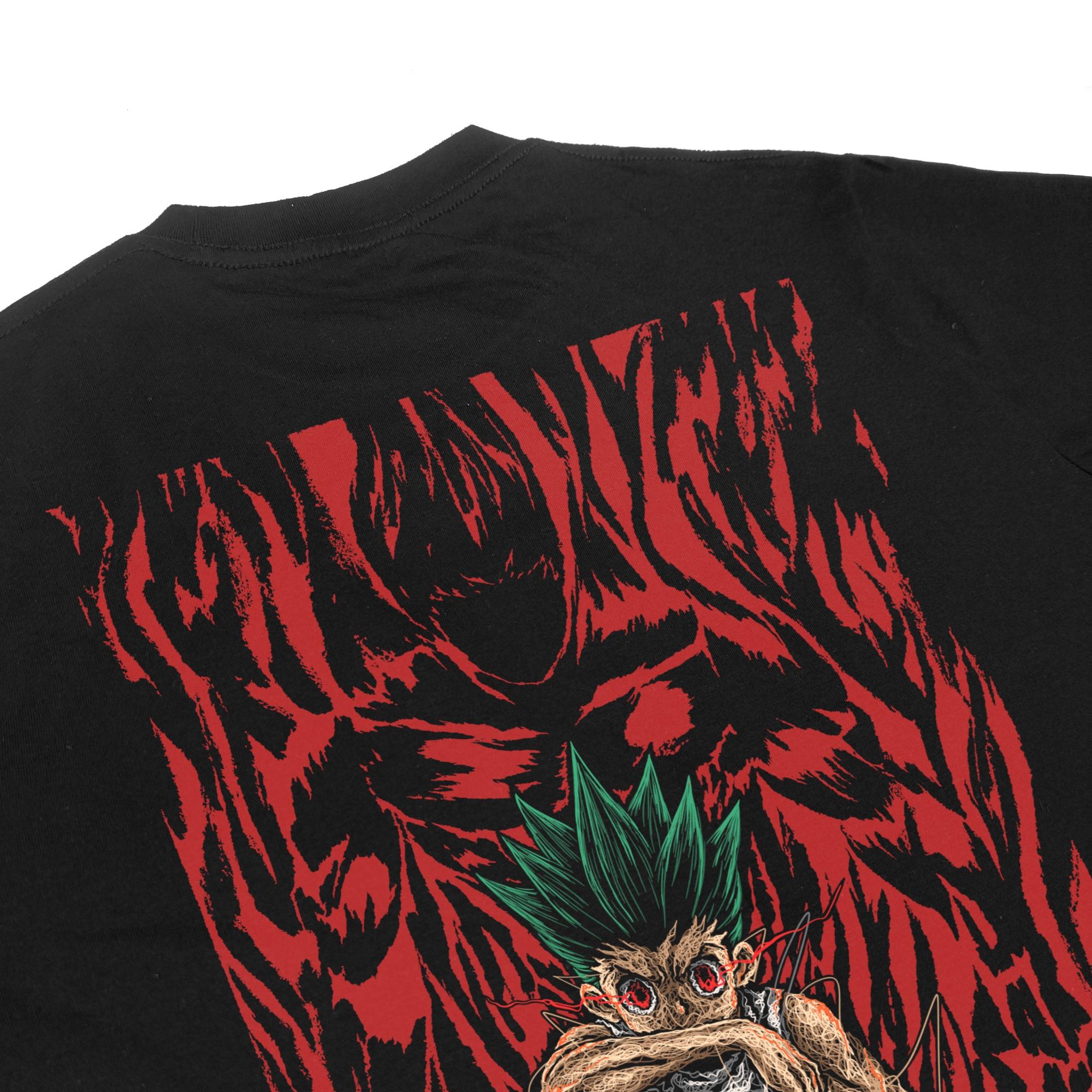 Zetproject Zetsu - Kaos Tshirt Anime Distro Hitam Pria Wanita Lengan Pendek - Gon-5